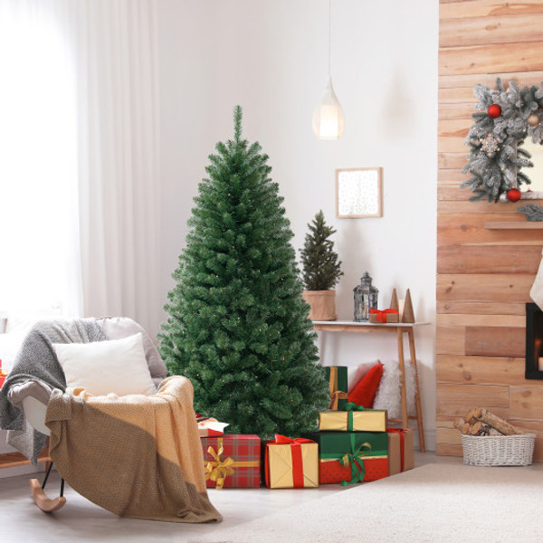 6 7 8 Ft Artificial Christmas Tree With 568 830 1182 Branch Tips And 200 250 400 Warm White Led Lights M Cm25024Us M By Cw