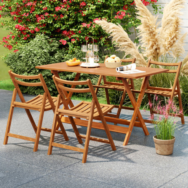 54 5 Inch X 27 5 Inch Patio Dining Table With Teak Painting And Umbrella Hole Jv12566 By Cw