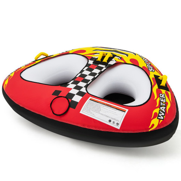 Towable Tube With Quick Connector And Drainage For Boating Np12250 By Cw