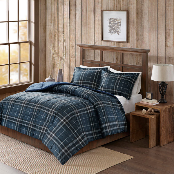 Olliix Woolrich Flint Cozyspun Down Alternative Comforter Mini Set King Wr10 2482