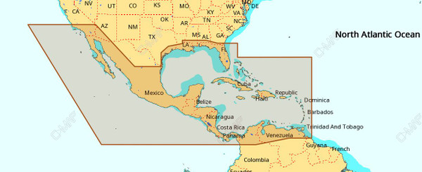 C Map Na M027 Max Wide Microsd Central America And Caribbean Cmamnam027Ms