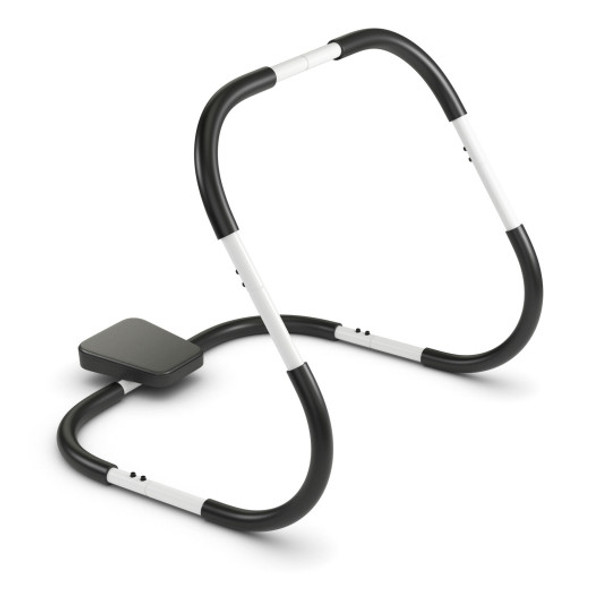 Portable Ab Trainer With Headrest And Foam Handle For Office Home Gym White Sp37831Wh By Cw