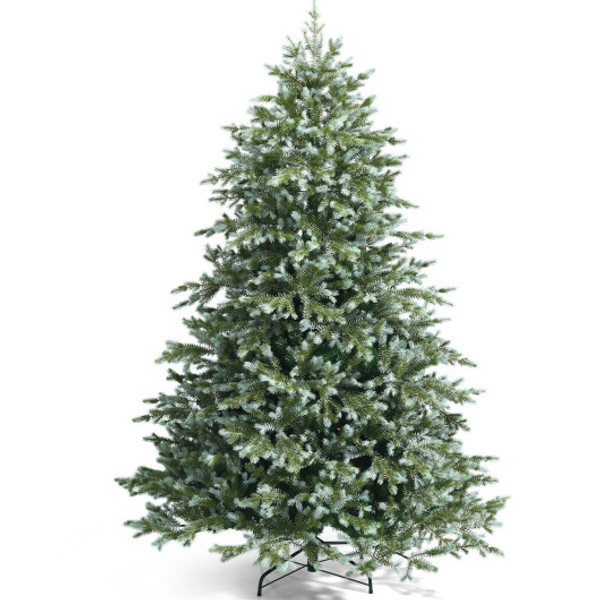 7 Feet Artificial Christmas Tree With 1260 Mixed Pe And Pvc Tips Cm23593 By Cw