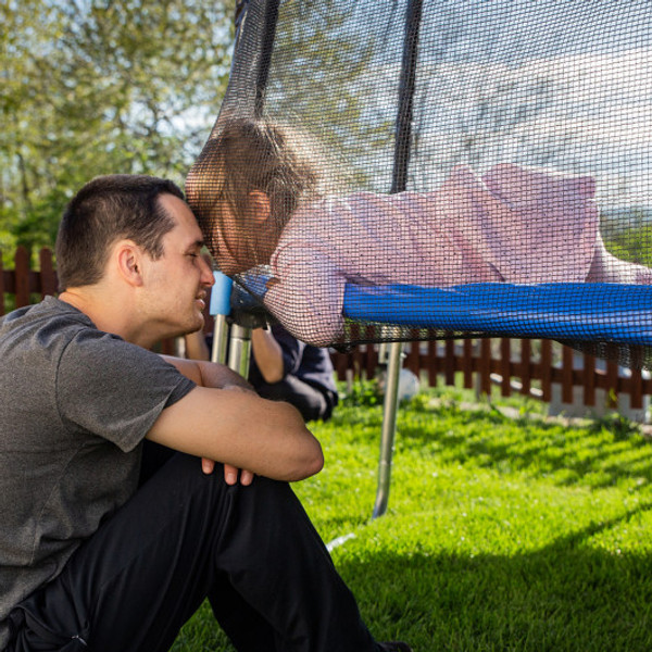 Trampoline Replacement Protection Enclosure Net With Zipper 12 Ft Tw10020 By Cw