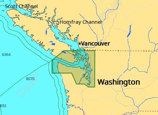 C Map M Na D955 4D Local Puget Sound San Juan Islands Cmanad955