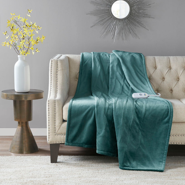Olliix Plush Heated Throw St54 0077