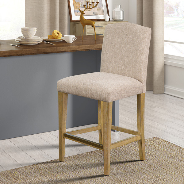 Olliix Connor Upholstered Counter Stool 25H Mt104 1184