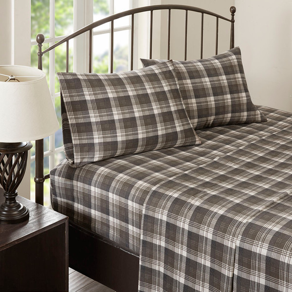 Woolrich Flannel Cotton Sheet Set Cal King Wr20 1798 By Olliix