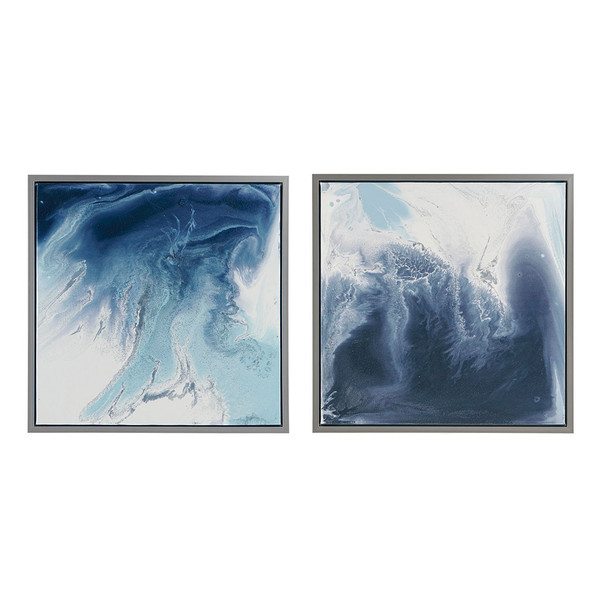 Madison Park Gel Coat Framed Canvas 2 Piece Set Mp95C 0133 By Olliix