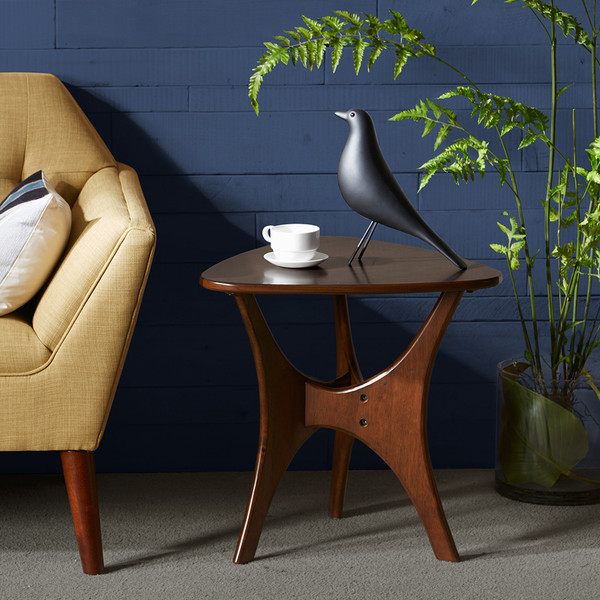 Ink Ivy Blaze Triangle Wood Side Table Fpf17 0296
