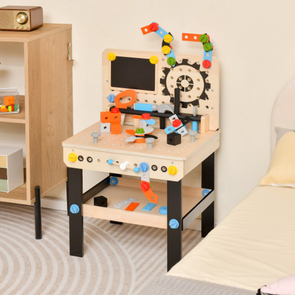 Pretend Play Workbench With Tools Set And Realistic Accessories Tm10034 By Cw