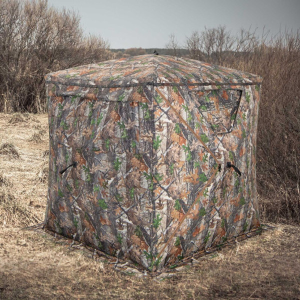 2 3 Person Hunting Blind Portable Pop Up Ground Tent With Carry Bag And Storage Pocket Np11241 By Cw