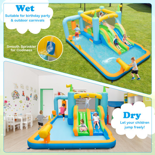 Giant Inflatable Water Slide For Kids Aged 3 10 Years With 680W Blower Np11176 Es10151Us By Cw