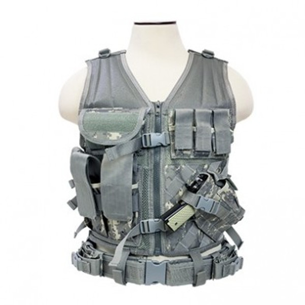 Vism By Ncstar Tactical Vest Digital Camo Acu Xx Large Ctvl2916D