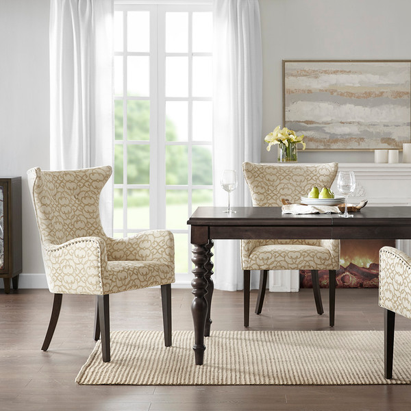 Olliix Madison Park Angelica Arm Dining Chair Set Of 2 Mp108 0767