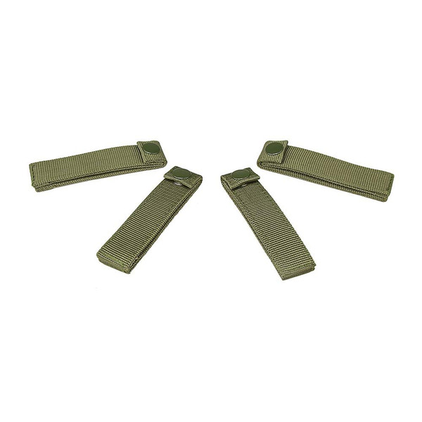 Ncstar Molle Thumb Snap Straps 4 Length Green Package Of 4 Cvmss3012G