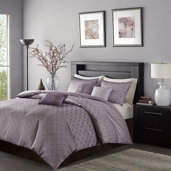 Madison Park Biloxi 6 Piece Duvet Cover Set King Cal King Mp12 3054 By Olliix