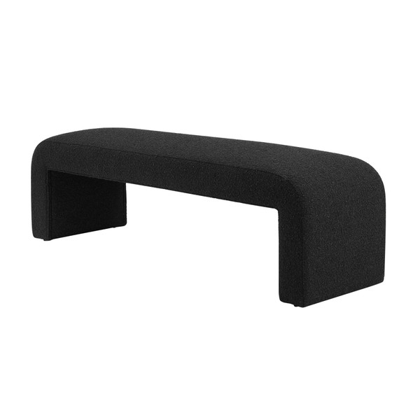 Vioreen Fabric Bench Stanton Black 1250083 722 By Npd