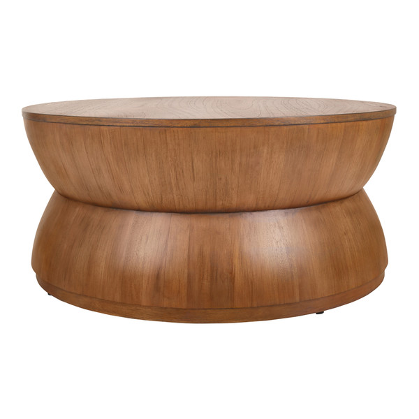 Bernie Round Coffee Table Java Brown 1270008 By Npd