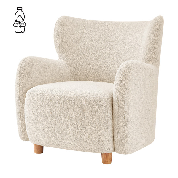 Tiffany Kd Fabric Accent Arm Chair Palladian Beige 1900221 613 By Npd
