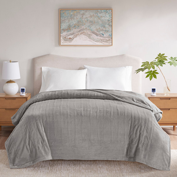 Olliix Microplush Heated Blanket With Wifi Technology King Br54 4129