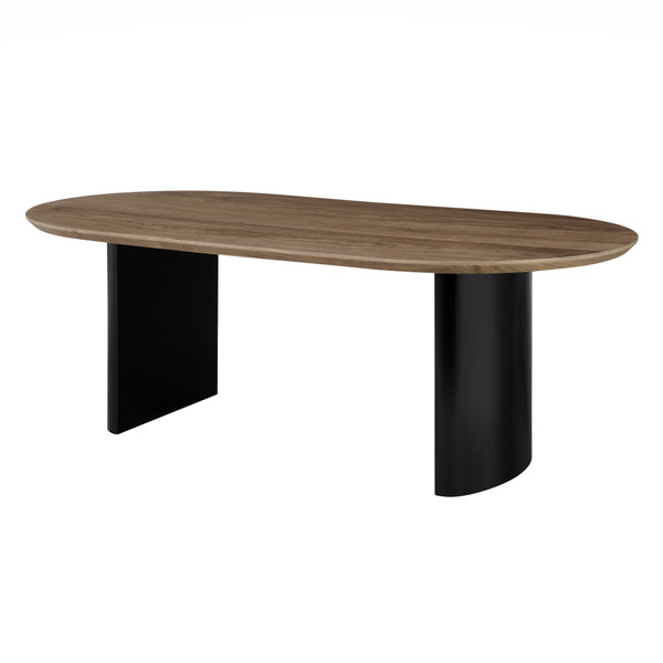 Conway Kd 86 5 Oval Dining Table Walnut Assembly Required 3400042 By Npd