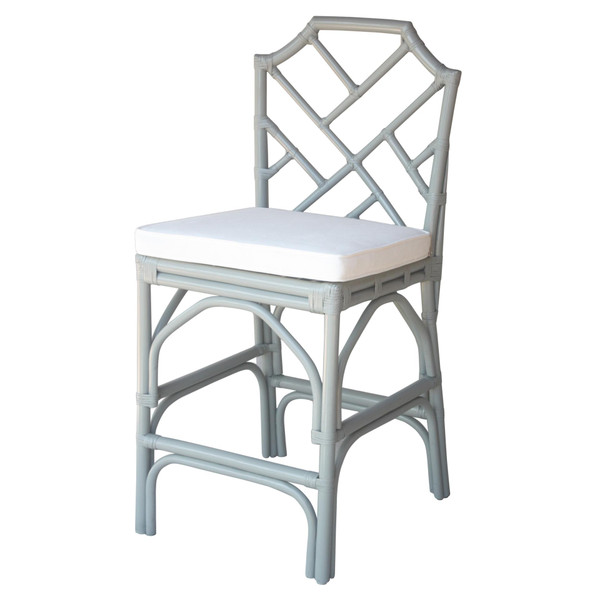 Kara Rattan Counter Stool Gray 2400042 G By Npd