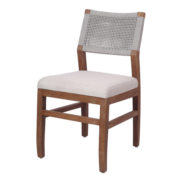 Pierre Rope Dining Side Chair Gray 7400044 By Npd