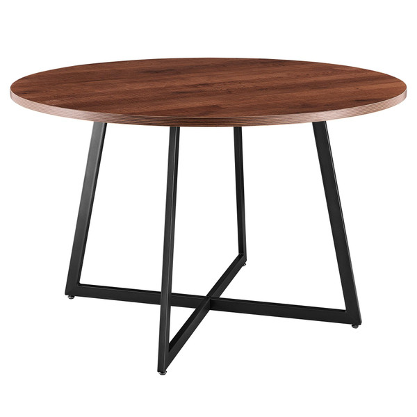 Courtdale Kd 47 Round Dining Table Gliese Brown Assembly Required 9300081 546 By Npd