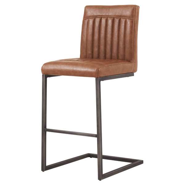Ronan Kd Pu Counter Stool Antique Cigar Brown 1060008 215 By Npd