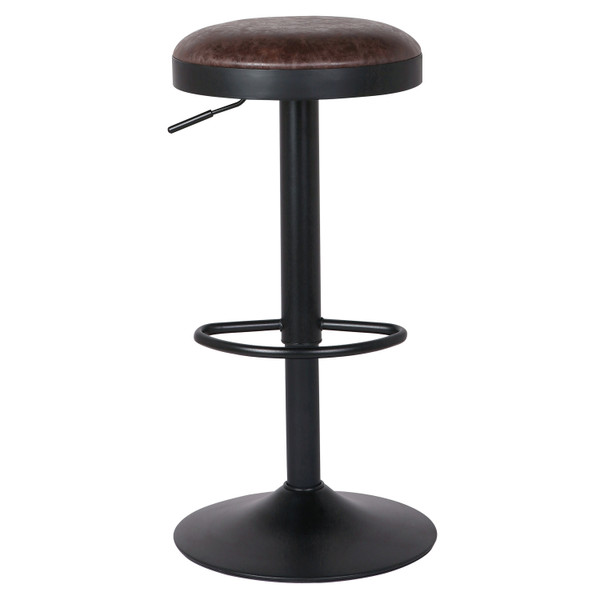 Juno Kd Pu Gaslift Swivel Bar Stool Vintage Coffee Brown 9300035 238 By Npd