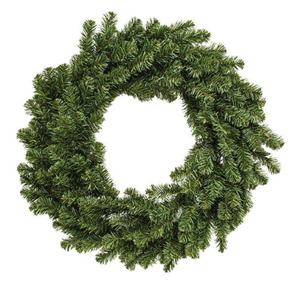 Canadian Pine Double Wreath 24 Fc135130 By Cwi Gifts