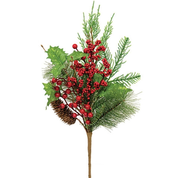 Merry Berry Pine Holly Pick 20 Fsr2317217 By Cwi Gifts