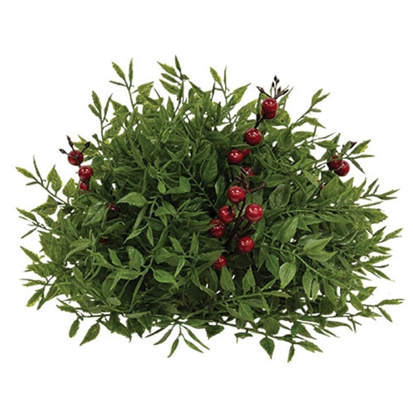 Lady Ruscus Berries Half Sphere 6 5 Fsr2333302 By Cwi Gifts
