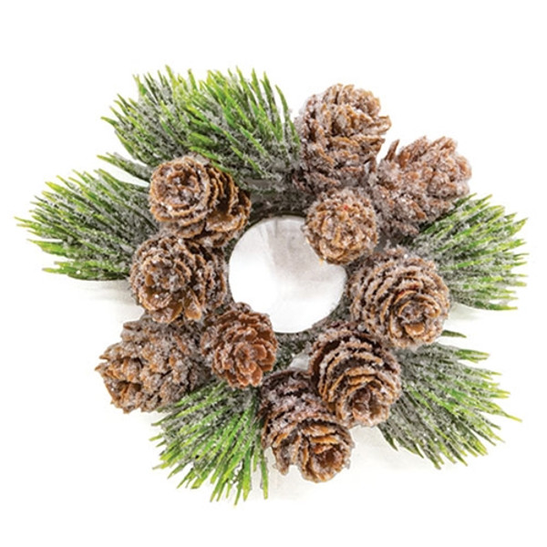 Icy Bristle Pine Cone Taper Ring 1 Fsw032508 By Cwi Gifts