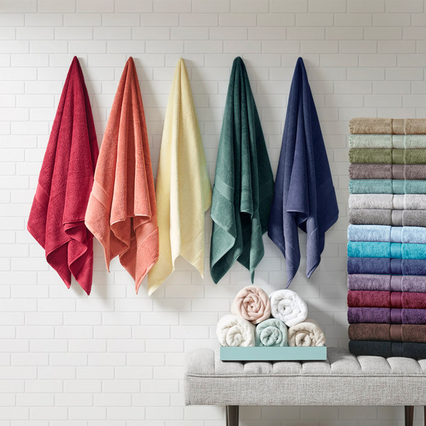 Madison Park Signature 800Gsm 100 Cotton 8 Piece Towel Set Mps73 320 By Olliix