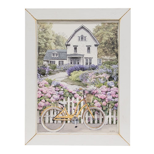 Farmhouse Flower Garden Framed Print 12 X16 Gas315 By Cwi Gifts