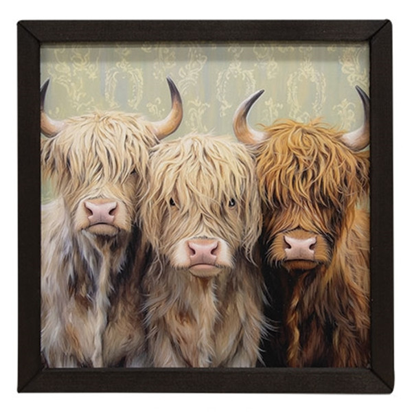 Three Highlands Box Frame 12 Ghmk2301212 By Cwi Gifts