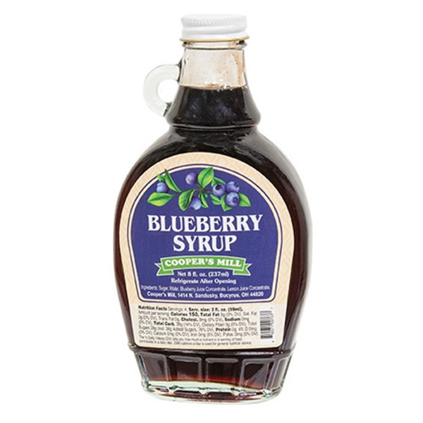 Blueberry Syrup 8 Oz Bottle M00763 By Cwi Gifts