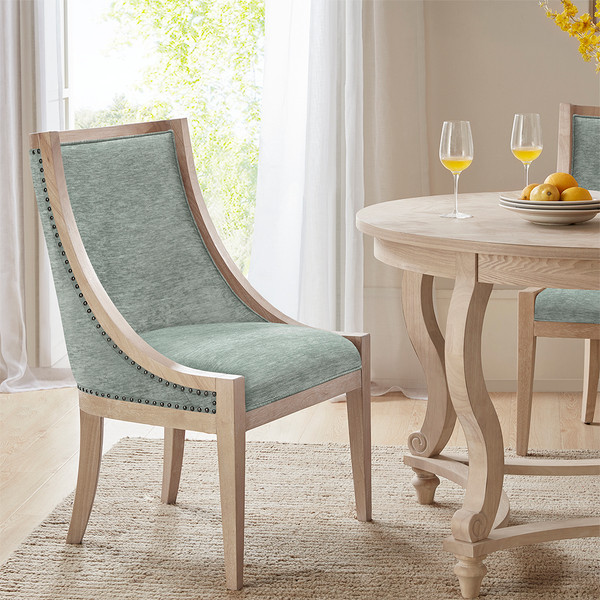 Olliix Elmcrest Upholstered Dining Chair With Nailhead Trim Mt108 0158