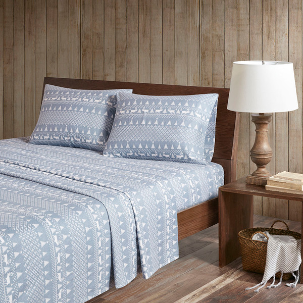 Woolrich Flannel Cotton Sheet Set King Wr20 2032