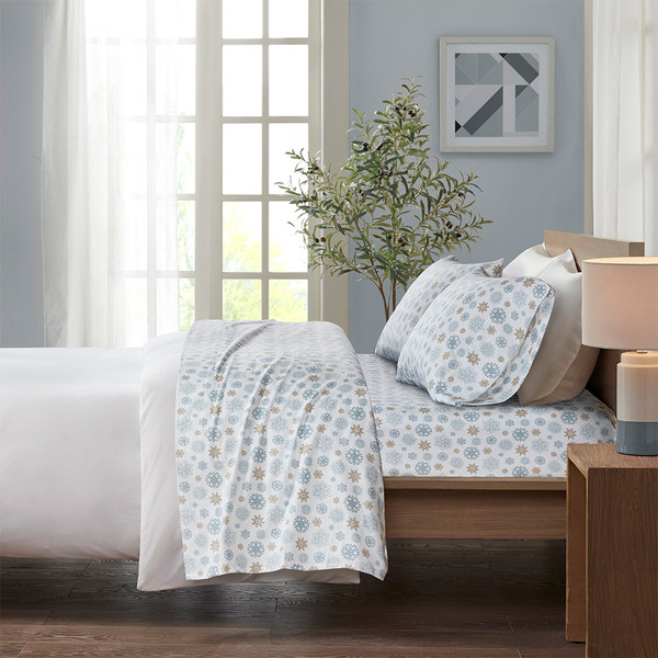 True North By Sleep Philosophy Cozy Flannel Sheet Set Full Tn20 0062 By Olliix