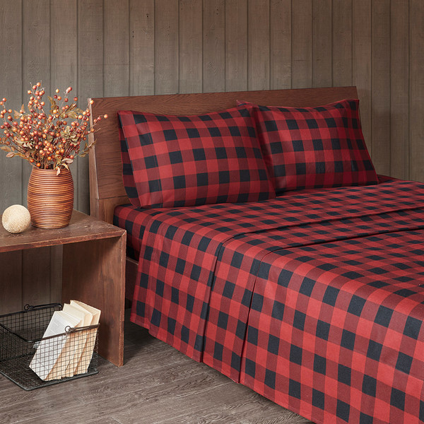 Olliix Woolrich Flannel Cotton Sheet Set King Wr20 2286