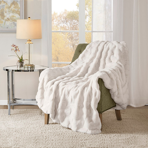 Olliix Vivienne Faux Fur Throw Mp50 8255