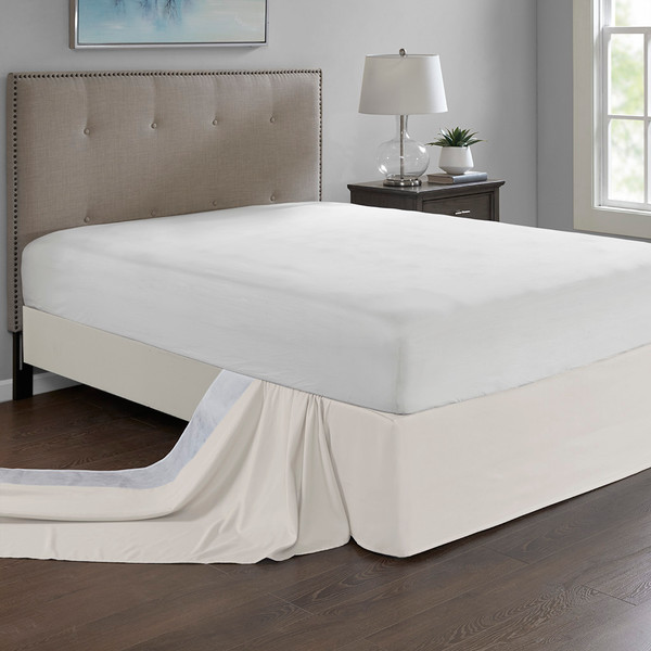 Madison Park Simple Fit Wrap Around Adjustable Bedskirt Mp11 5365 By Olliix