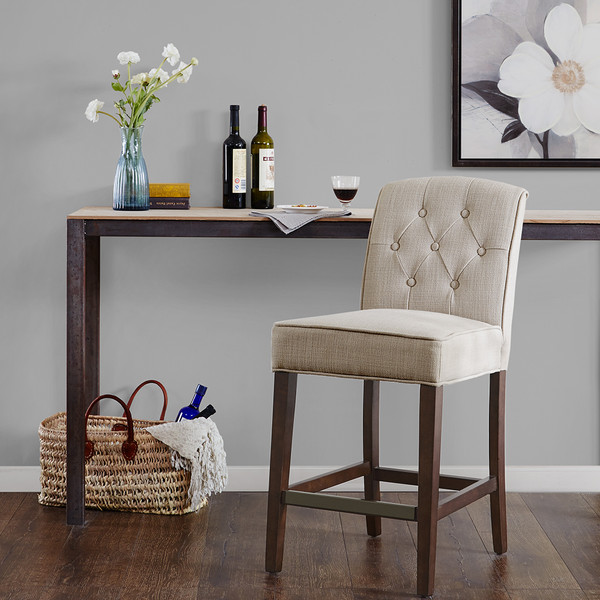 Madison Park Marian Tufted Counter Stool Fpf20 0395