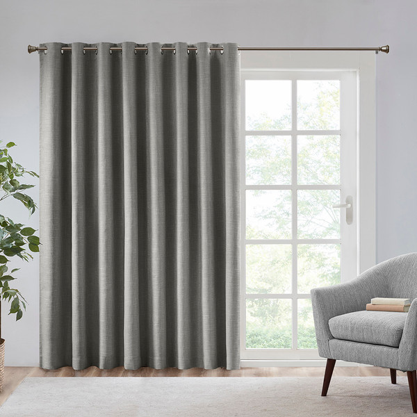 Olliix Sunsmart Maya Printed Heathered Blackout Patio Panel 100X84 Ss40 0108