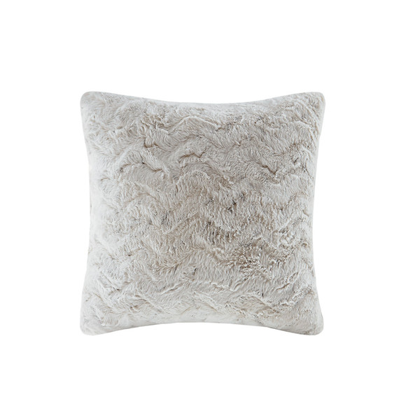 Olliix Madison Park Zuri Faux Fur Square Pillow 20X20 Mp30 6234