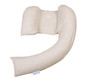Dreamgenii Pregnancy, Support and Feeding Pillow Beige Marl Jersey Cotton