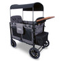 W4 Luxe Stroller Wagon - WonderFold, Charcoal Grey